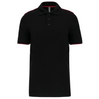 Men's short-sleeved contrasting DayToDay polo shir