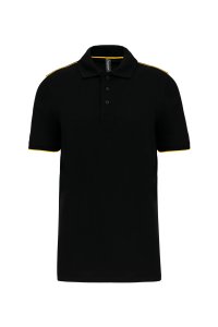 Men's short-sleeved contrasting DayToDay polo shir