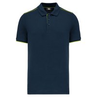 Men's short-sleeved contrasting DayToDay polo shir