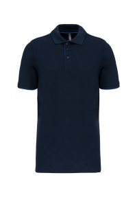 Men's short-sleeved contrasting DayToDay polo shir