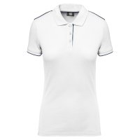 Ladies' short-sleeved contrasting DayToDay polo sh