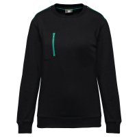 Unisex DayToDay contrasting zip pocket sweatshirt