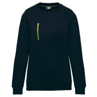 Unisex DayToDay contrasting zip pocket sweatshirt