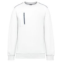 Unisex DayToDay contrasting zip pocket sweatshirt