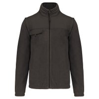 Fleece jacket with removable sleeves