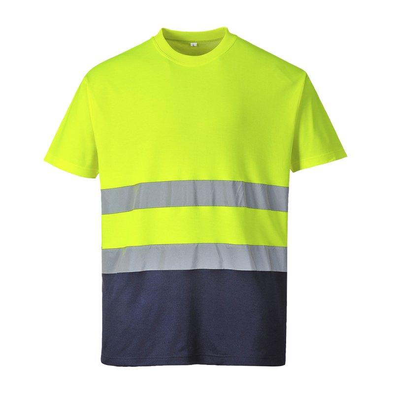 Hi-Vis Cotton Comfort Contrast T-Shirt S/S