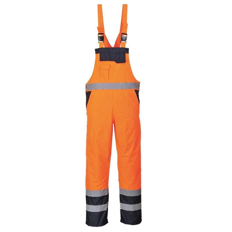 Hi-Vis Winter Bretelbroek gevoerd S489