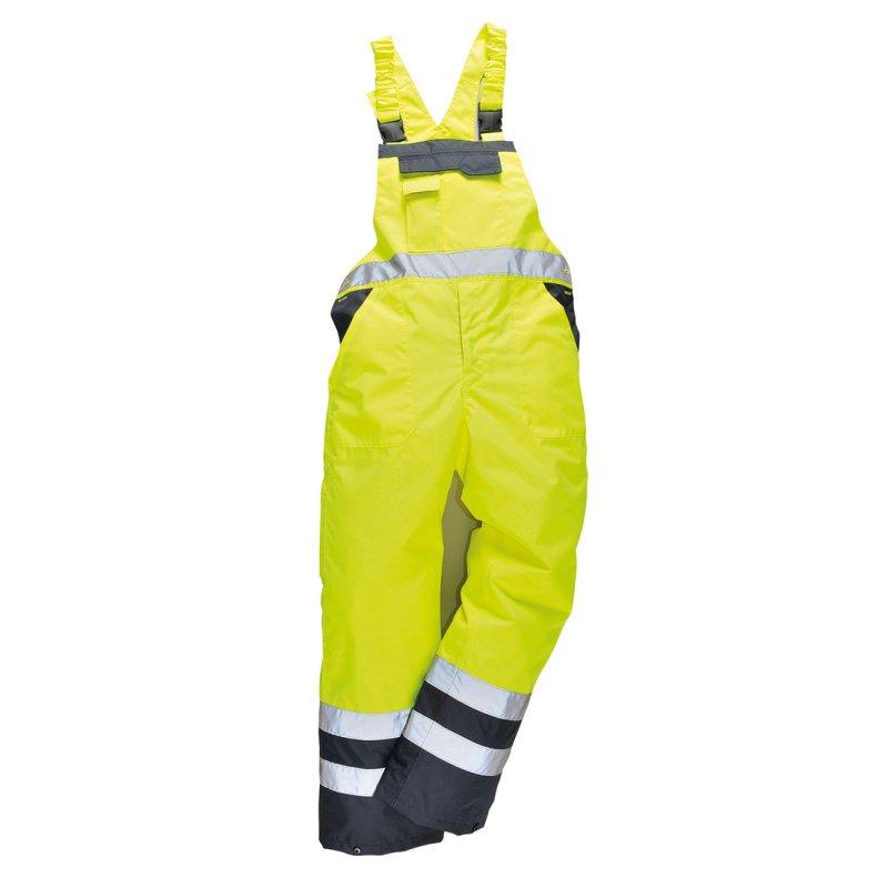 Hi-Vis Winter Bretelbroek gevoerd S489