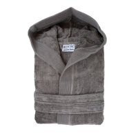 Velour Bathrobe Hooded