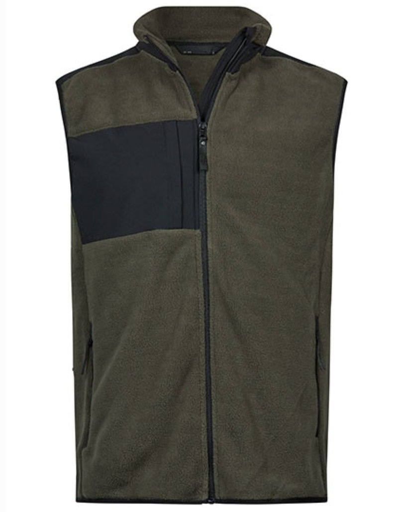 Mountain Fleece Bodywarmer sterk robuuste fleece met ripstop