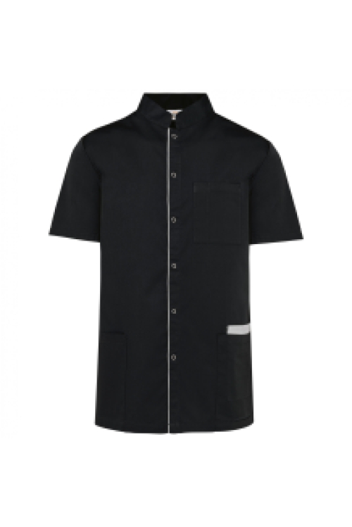 Men’s polycotton smock with press studs