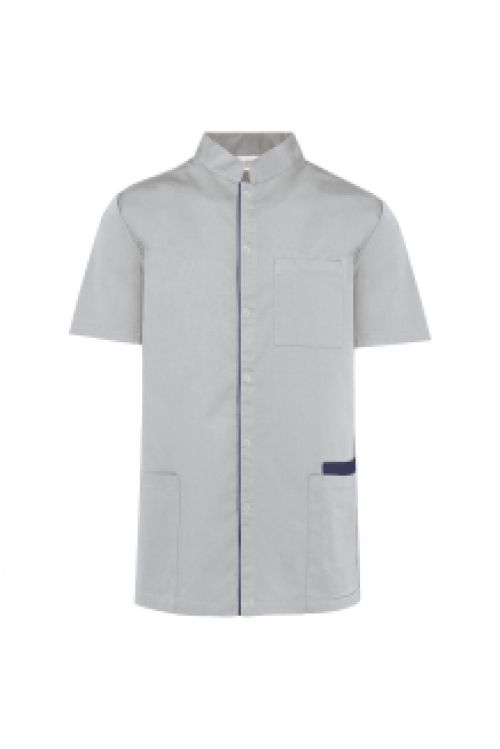 Men’s polycotton smock with press studs