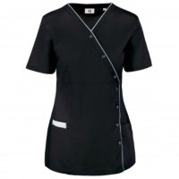 Ladies’ polycotton smock with press studs