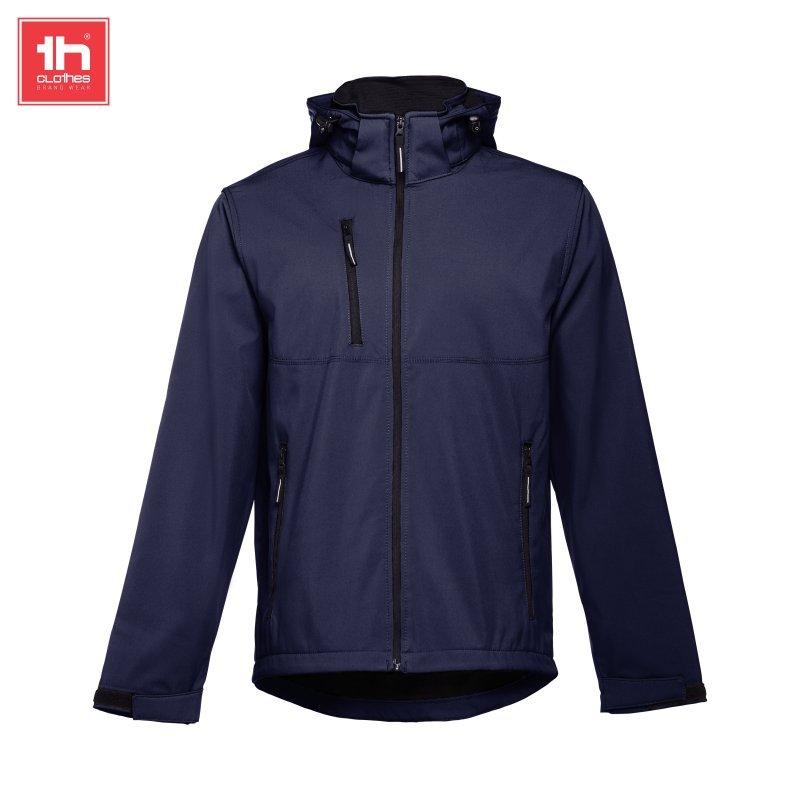 Heren softshell met afneembare capuchon  zagreb ki