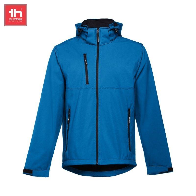 Heren softshell met afneembare capuchon  zagreb