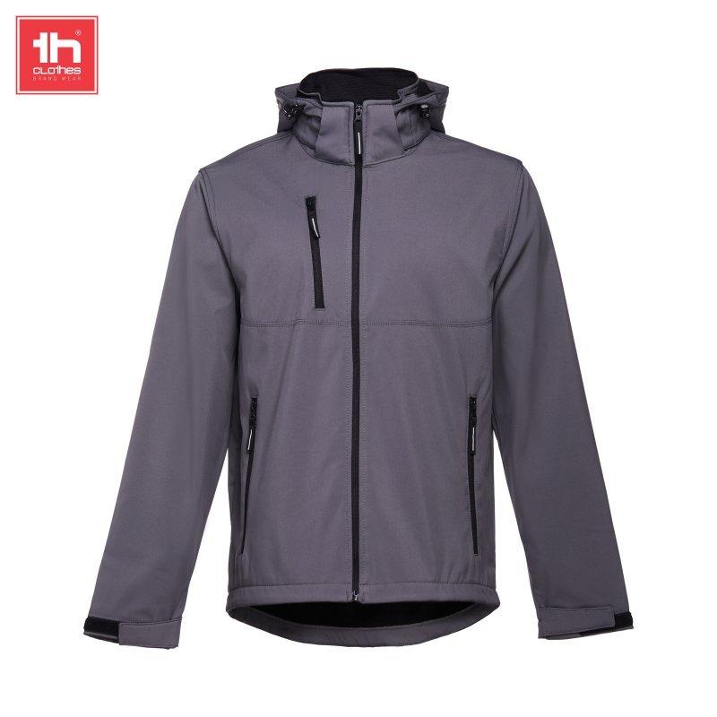 Heren softshell met afneembare capuchon  zagreb ki