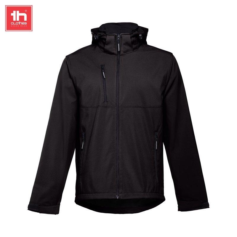 Heren softshell met afneembare capuchon  zagreb ki