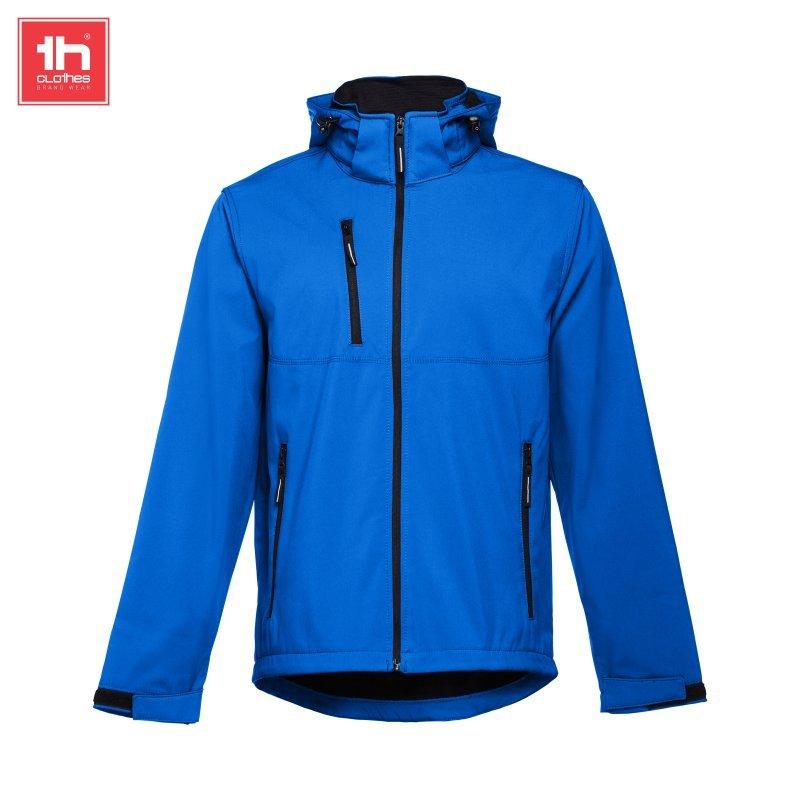 Heren softshell met afneembare capuchon  zagreb ki