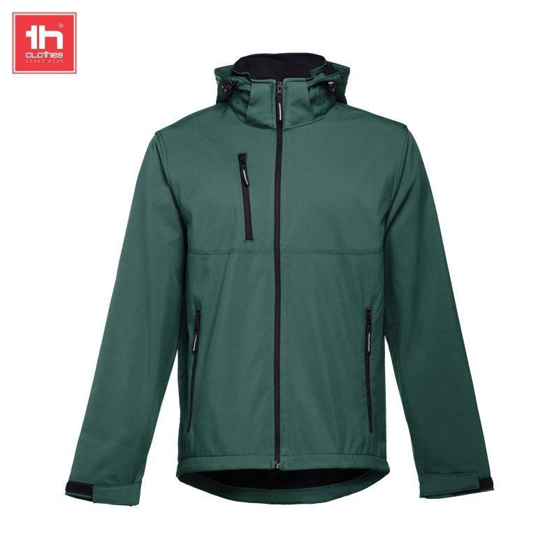 Heren softshell met afneembare capuchon  zagreb