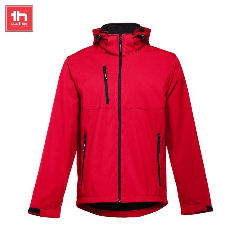 Heren softshell met afneembare capuchon  zagreb ki